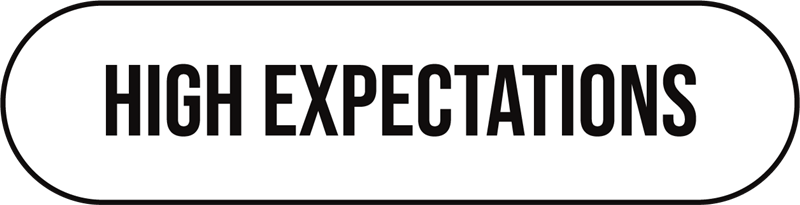 HIGH EXPECTATIONS BUTTON